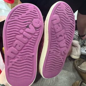 Native Shoes with Purple Soles